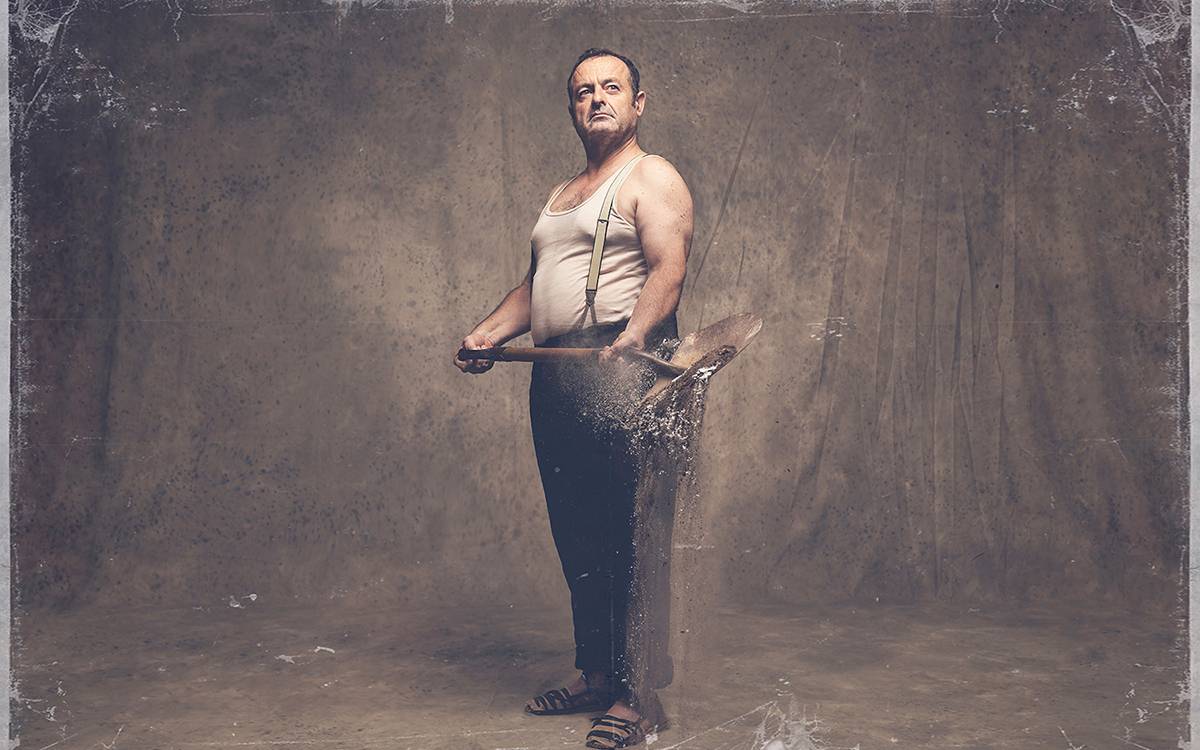 Pepe Zapata interpreta «L'enterrador» - David Ruano