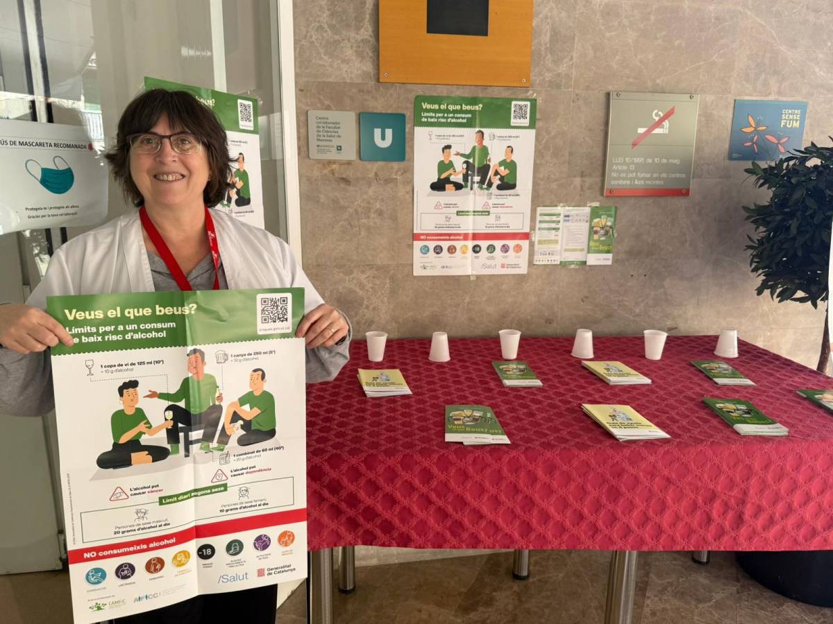El Centre Sanitari del Solsonès s’adhereix a la Setmana del Cribratge del Consum d’Alcohol