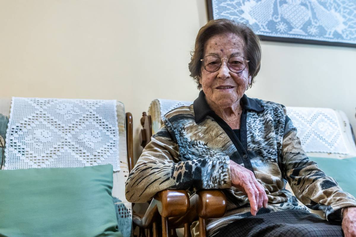 María Martínez, veïna centenària de Sabadell 