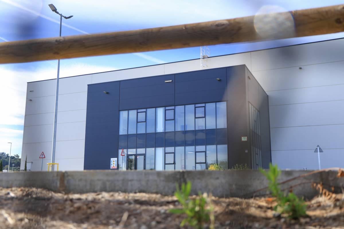 L'entrada de les noves instal·lacions, a tocar de Toyota Material Handling - V. CASTILLO