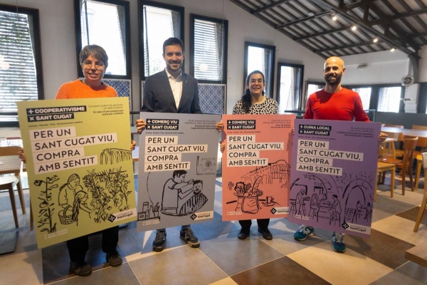 Crida per comprar al comerç de proximitat de Sant Cugat