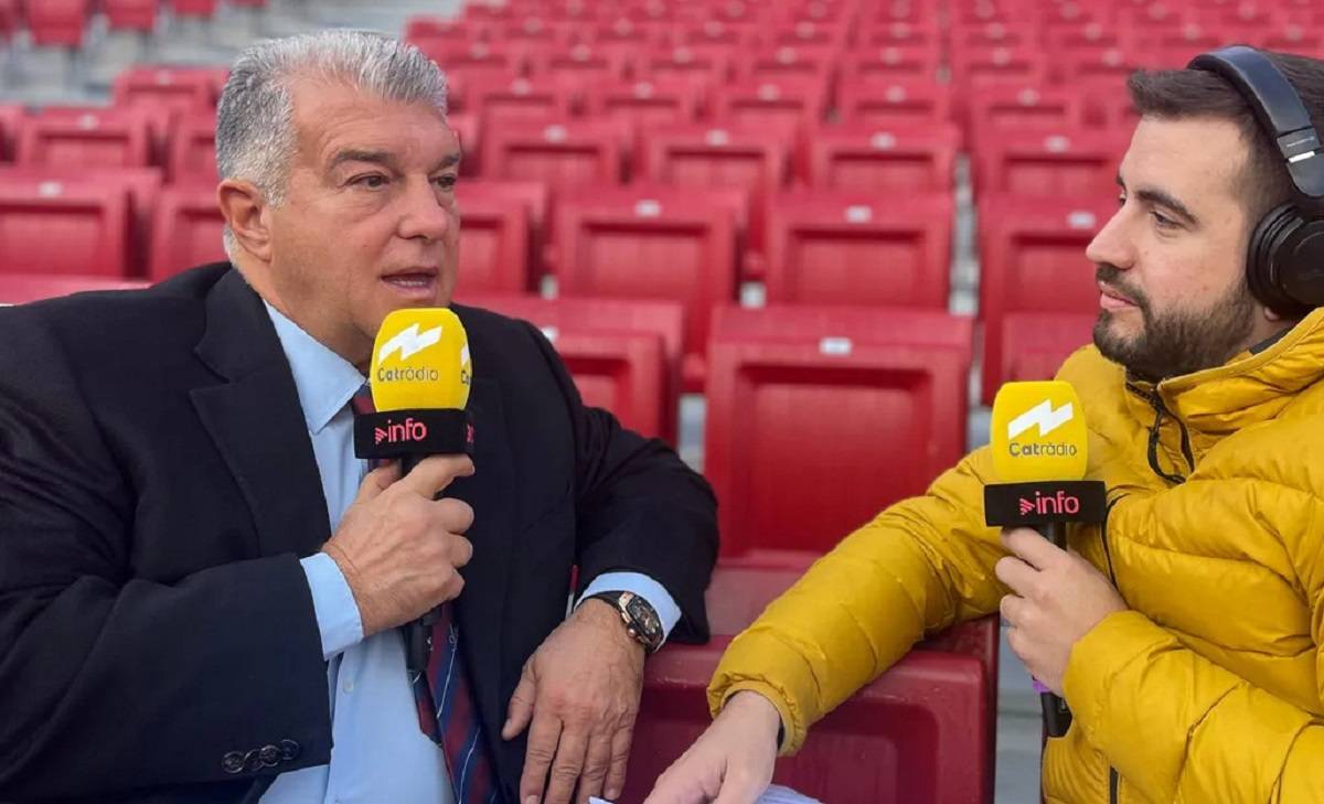 Ustrell fa una petició en directe a Laporta sobre Lamine Yamal: «Ja que el tinc aquí, president»