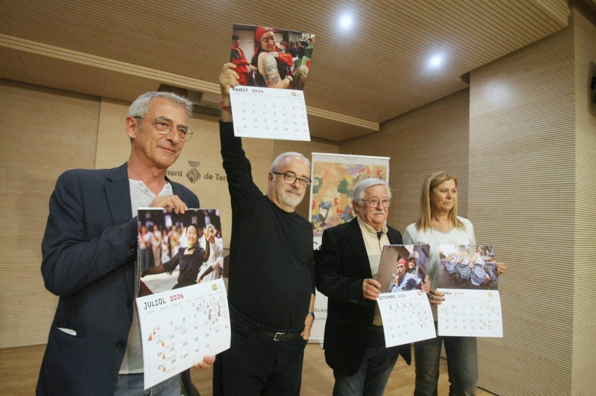 El batec femení inspira el nou calendari de la cultura popular de Terrassa