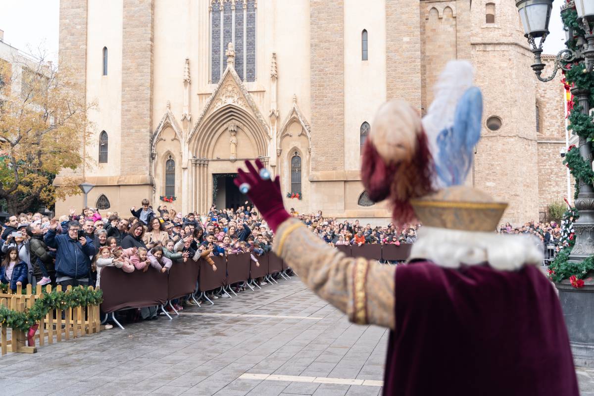 L`arribada de l`Ambaixador a Sabadell, durant Nadal 2024