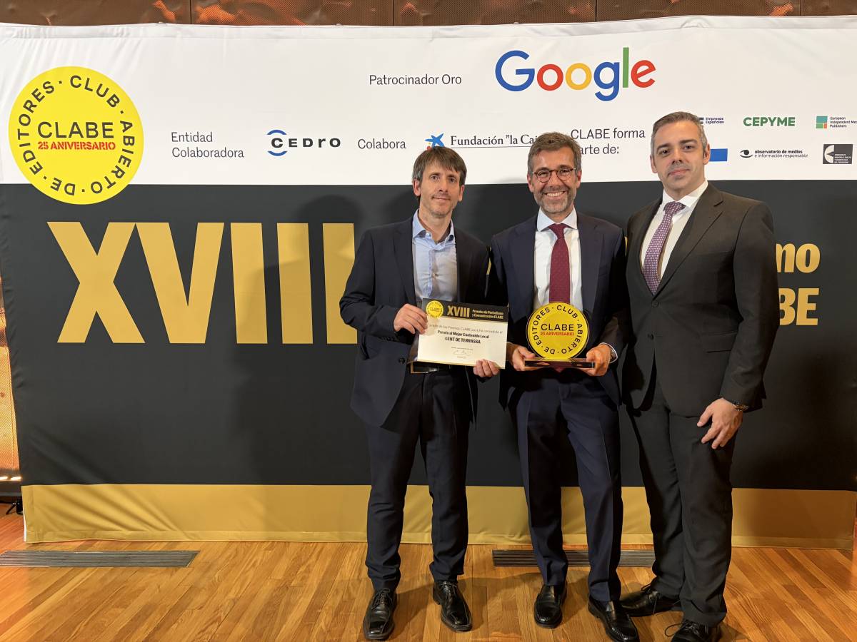 “Gent de Terrassa”, premi CLABE al millor contingut local