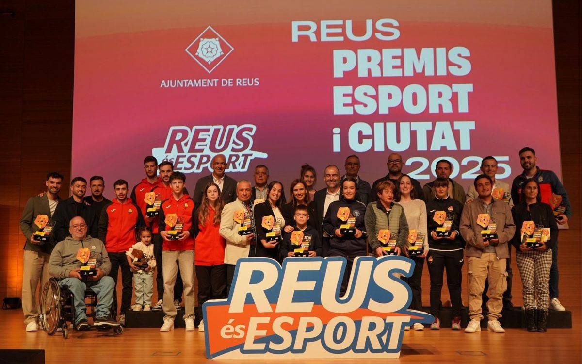 Reus reconeix els seus millors esportistes i clubs de l'any 2025