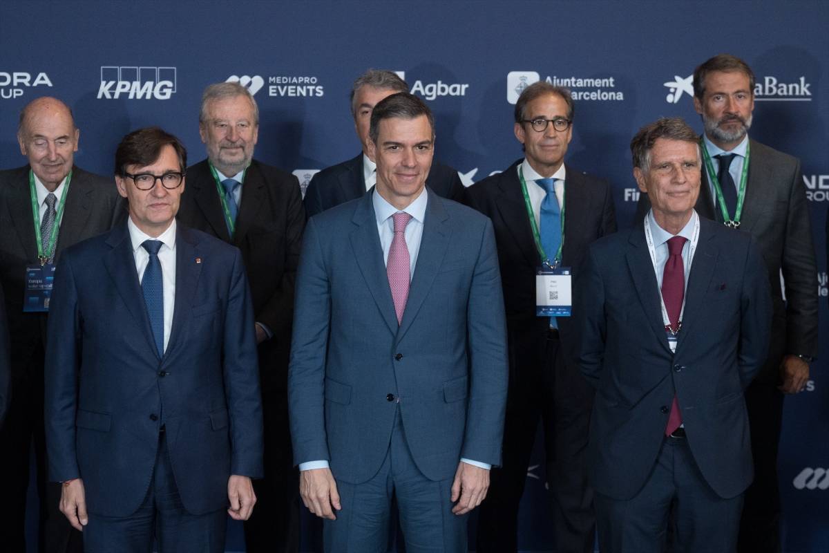 Salvador Illa, Pedro Sánchez i Jaume Guardiola, en la 40 Reunió Cercle d`Economia, celebrada el darrer mes de maig. - Europa Press Salvador Illa, Pedro Sánchez i Jaume Guardiola, en la 40 Reunió Cercle d`Economia, celebrada el darrer mes de maig.