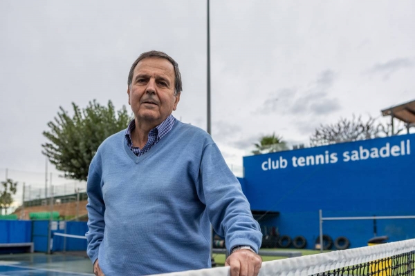 August Serra, president del Tennis Sabadell: 