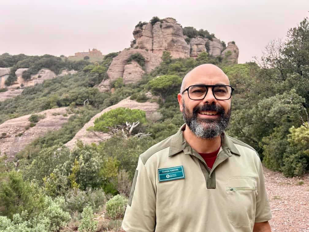 Adrià Fàbrega, cap de la unitat de guarderia del Parc Natural de Sant Llorenç - Cedida