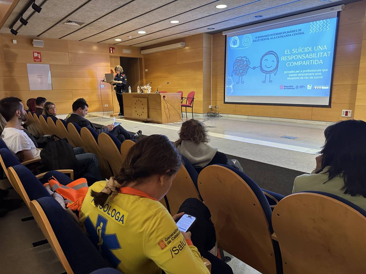 Un instant de les jornades celebrades aquest divendres al Pavelló de Suècia de Berga - Regió Sanitària Catalunya Central