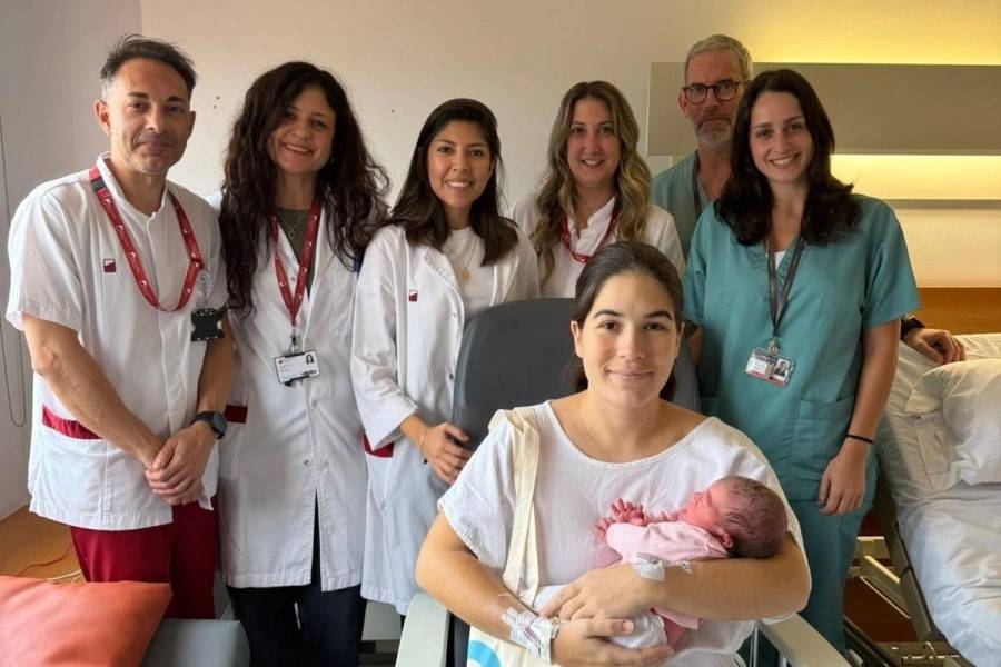 Primera donació de cordó umbilical fora de l'úter en una prova pilot a MútuaTerrassa