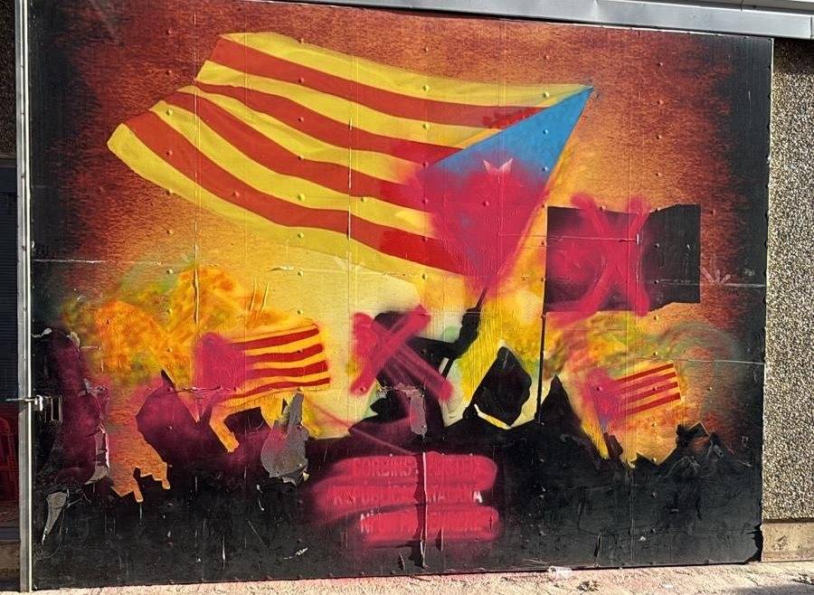 Corbins denunciarà als Mossos els nous actes vandàlics contra espais municipals