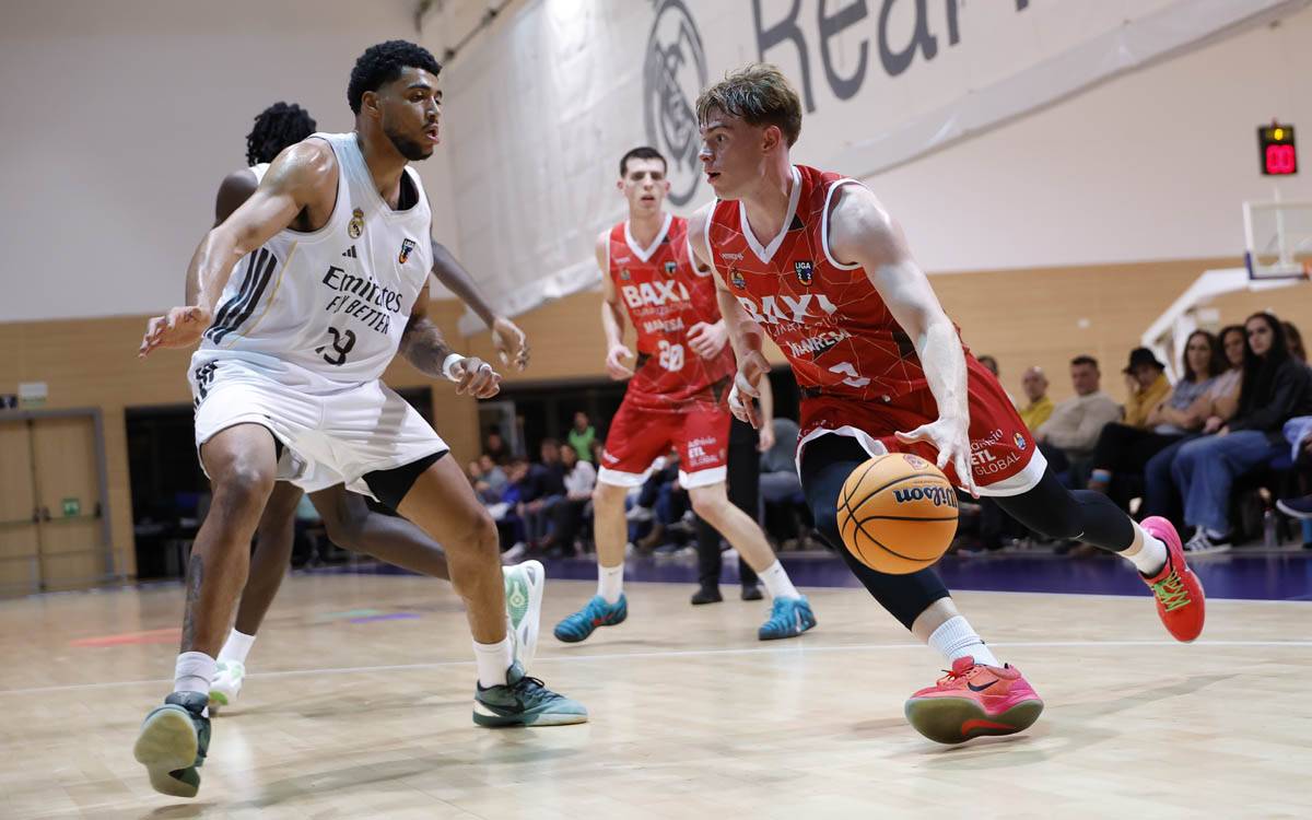 El Baxi Manresa júnior planta cara al Real Madrid però cau per un ajustat 87-83