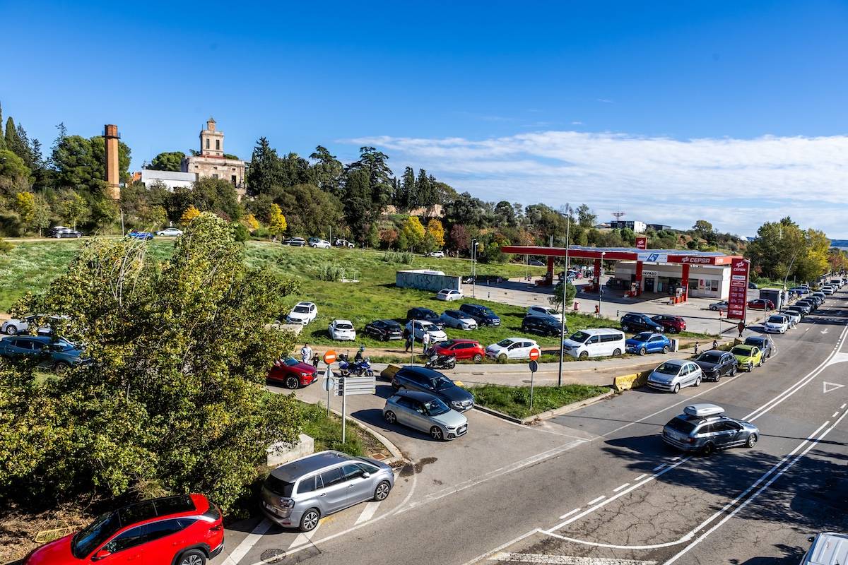Els accessos a l`Aeroport, col·lapsats - Juanma Peláez Els accessos a l`Aeroport, col·lapsats
