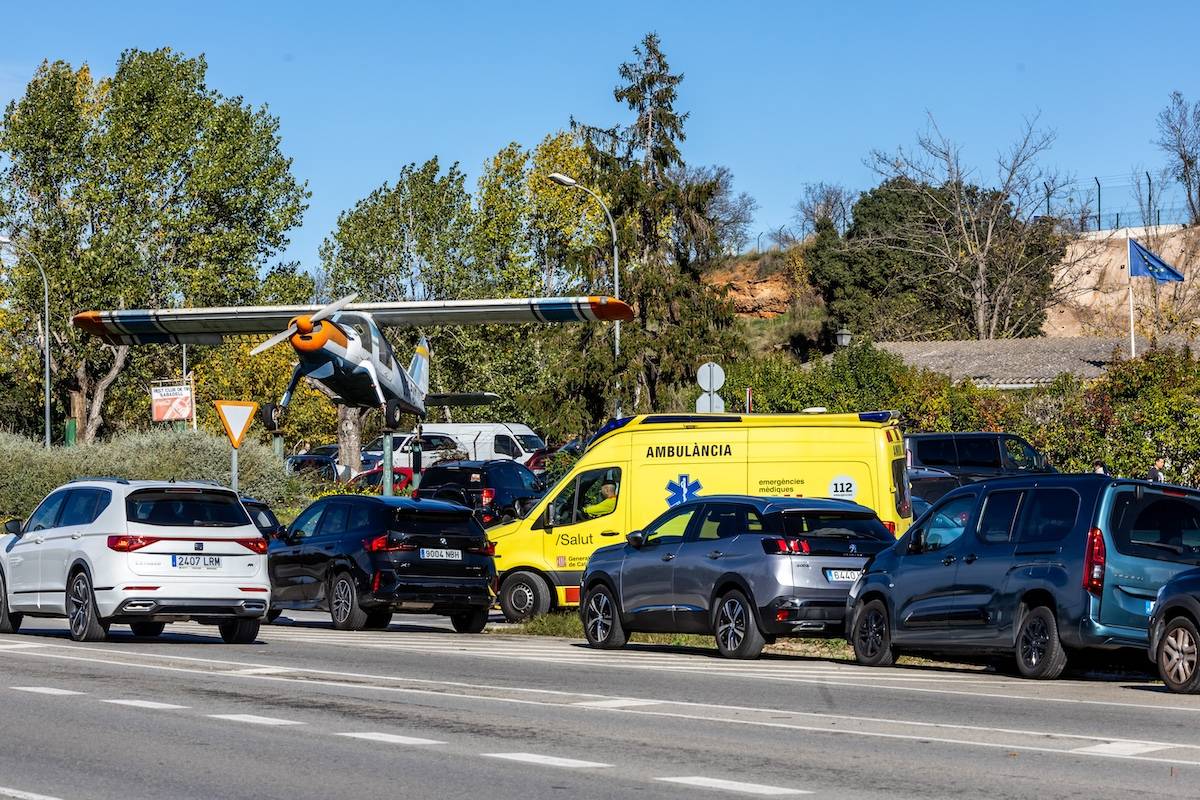 Els accessos a l`Aeroport, col·lapsats - Juanma Peláez Els accessos a l`Aeroport, col·lapsats