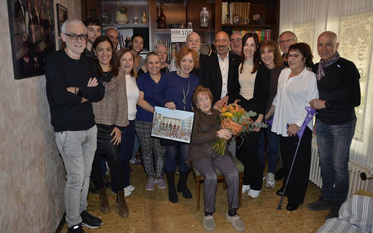 L'Ajuntament de Manresa homenatja Magdalena Duocastella Amenós pel seu centenari