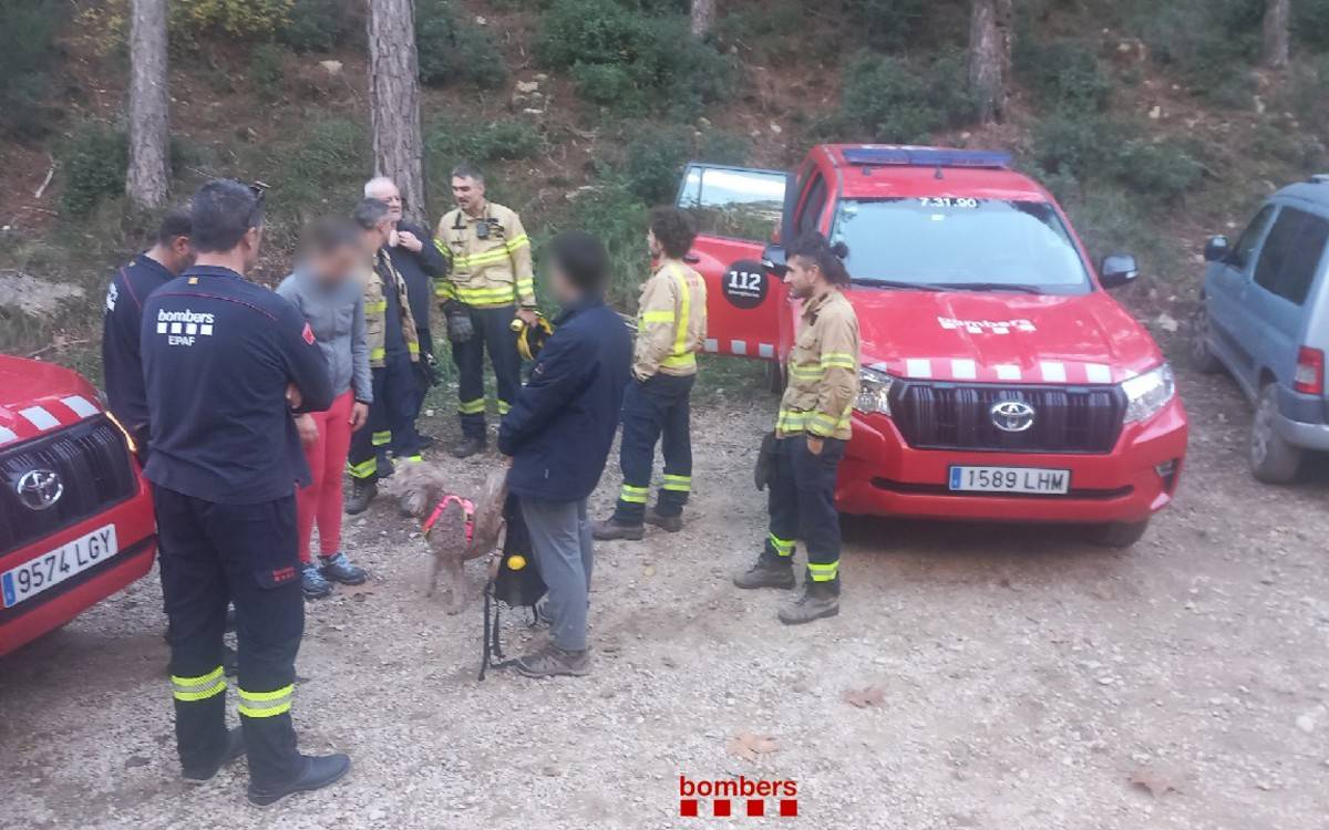 Rescatades dues persones i el seu gos a la Sénia