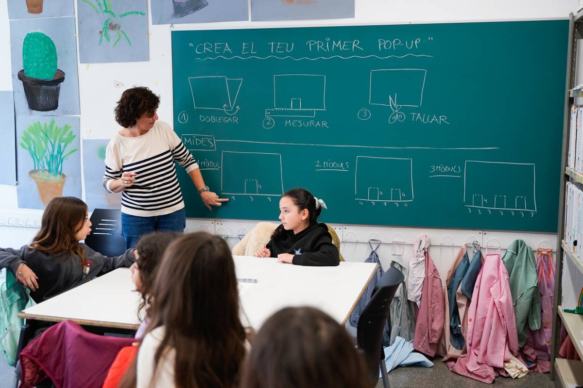 Els alumnes de l`escola Roureda a l`activitat - David Chao Els alumnes de l`escola Roureda a l`activitat