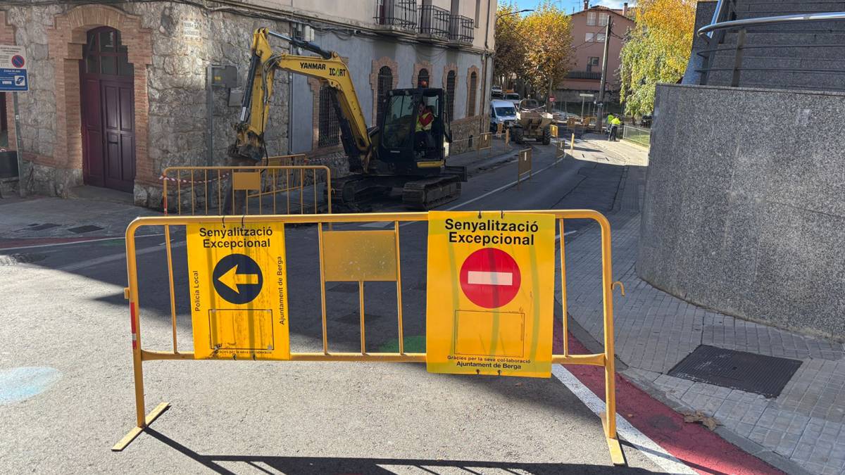 En marxa les obres d'arranjament de la xarxa de reg de l'aigua del Lledó