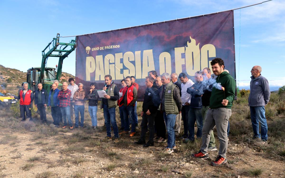 La campanya «Pagesia o foc» sacseja Maians amb un clam per situar el camp al centre