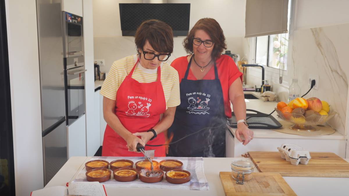 La cuinera Mari Lanza i Sílvia Abril. - 2cat