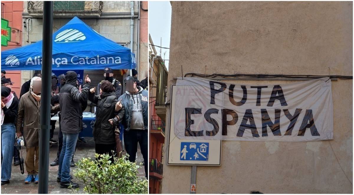 Una multa i assetjament per protestar contra Aliança Catalana a Arbúcies