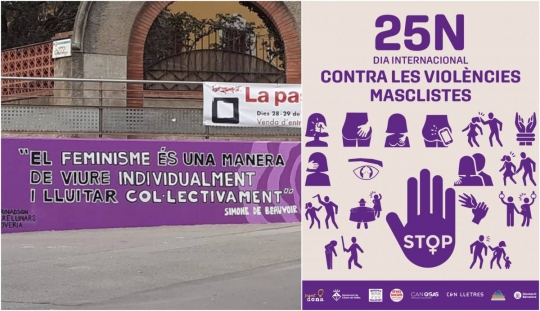 Llinars es mobilitza contra la violència masclista