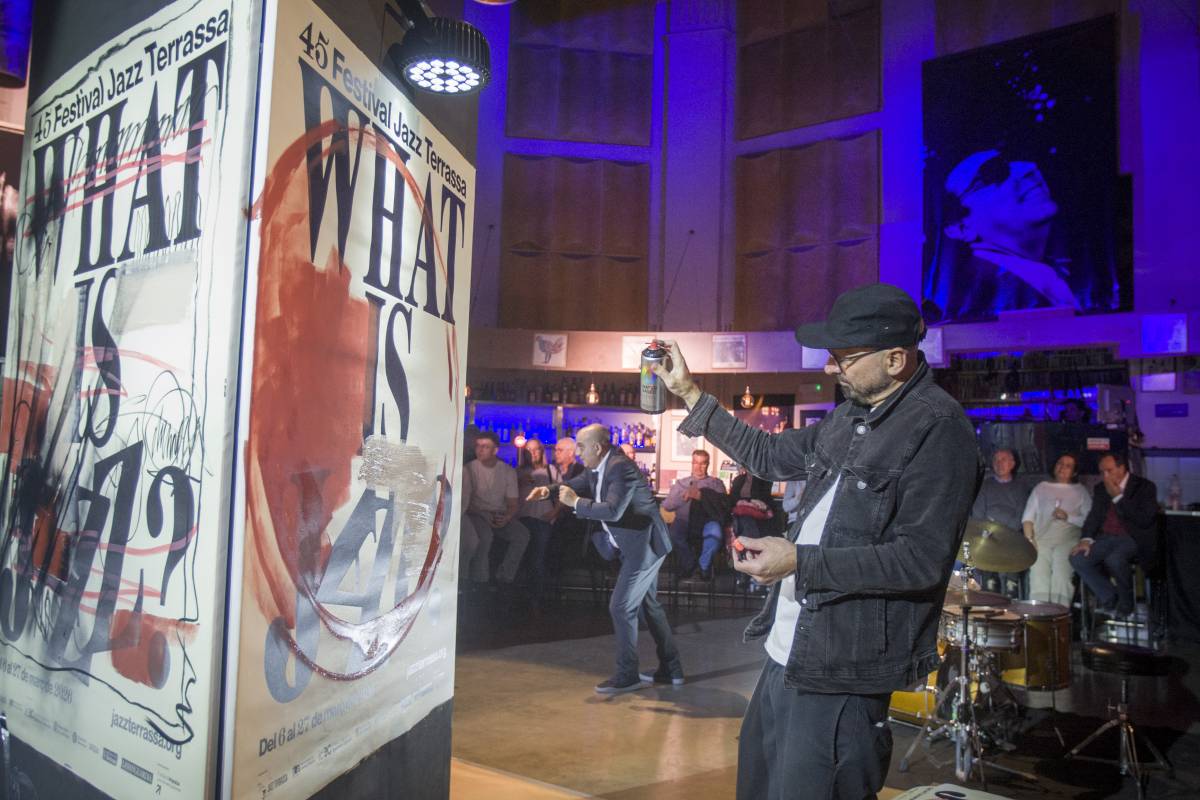 Aquest és el cartell del Festival Jazz Terrassa que heu triat