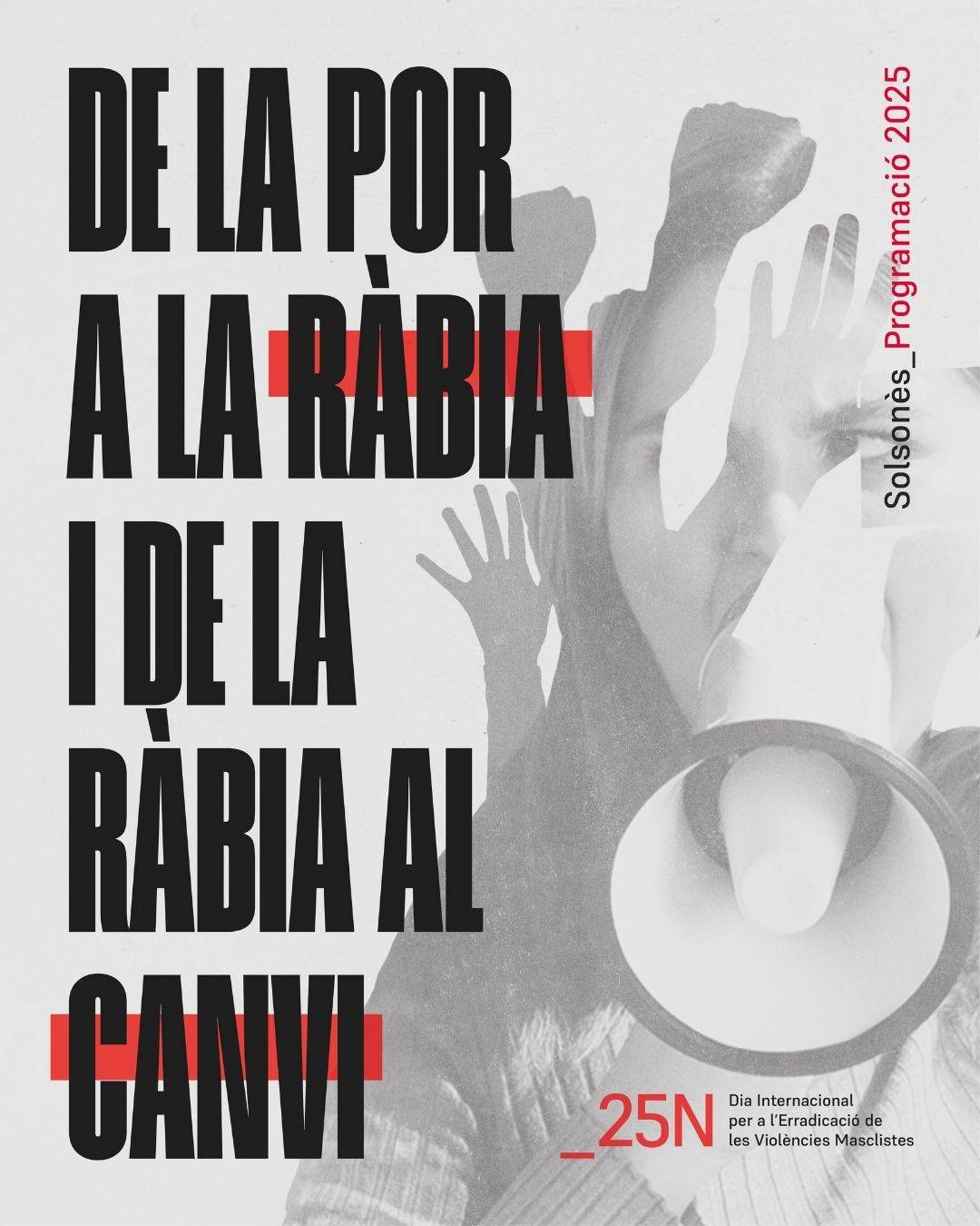 Cartell del 25N, obra de Maria Porredon - 