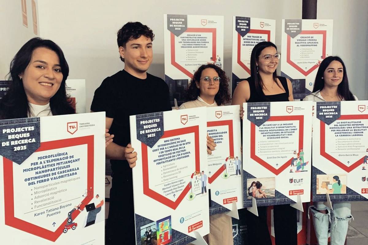19.000 euros per a cinc estudiants del Campus Terrassa
