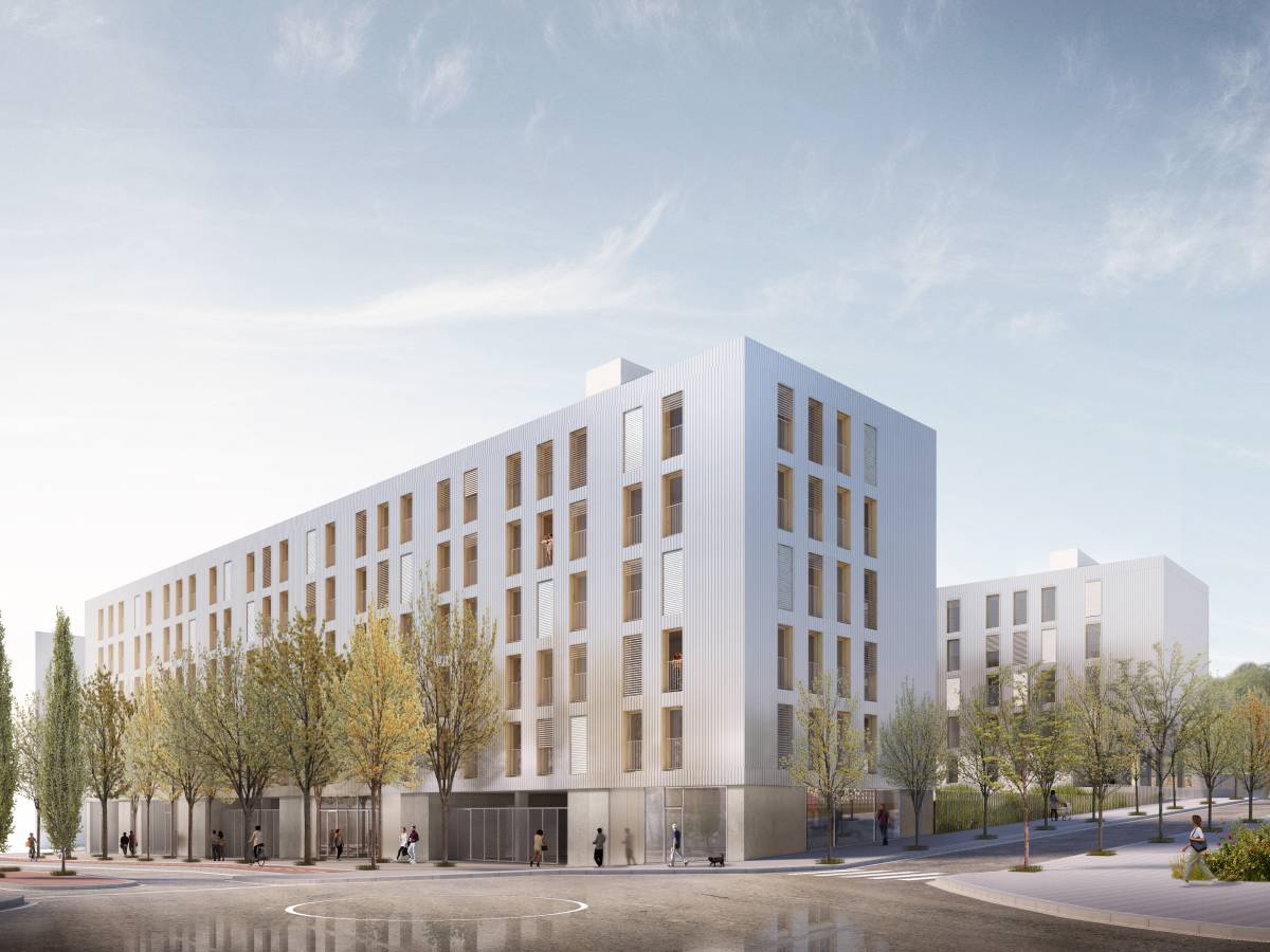 Sabadell posa la primera pedra de 108 pisos assequibles de Can Gambús i reivindica més suport per ampliar el parc públic