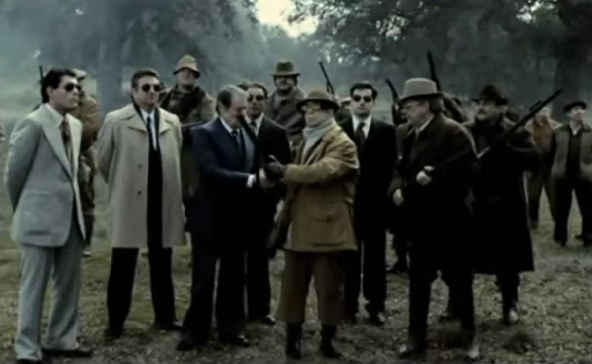 Juan Viadas com a Franco a la pel·lícula d`Alex de la Iglesia
