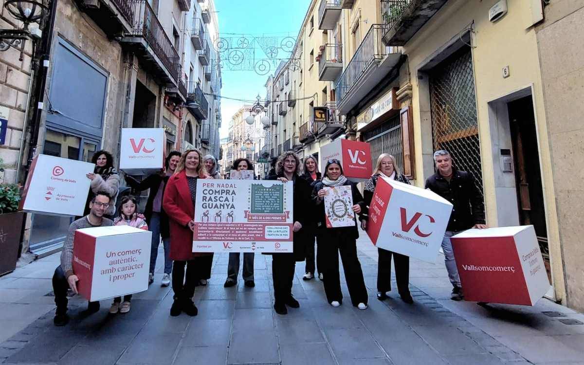 La nova campanya de Nadal de Valls repartirà més de 4.000 premis als comerços locals
