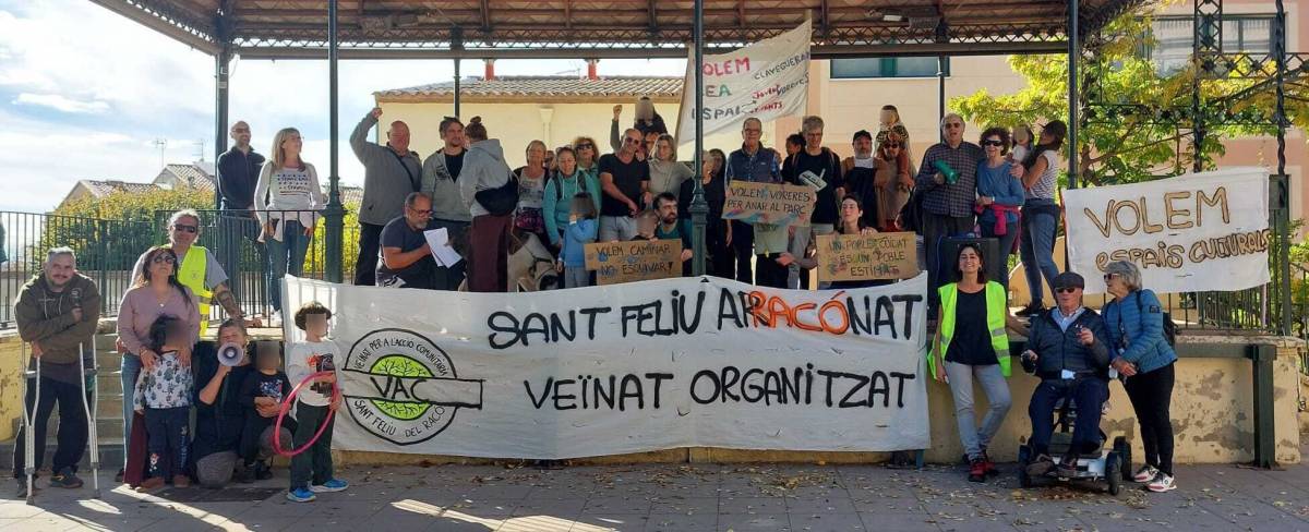 Sant Feliu del Racó alça la veu per exigir millores als carrers: 
