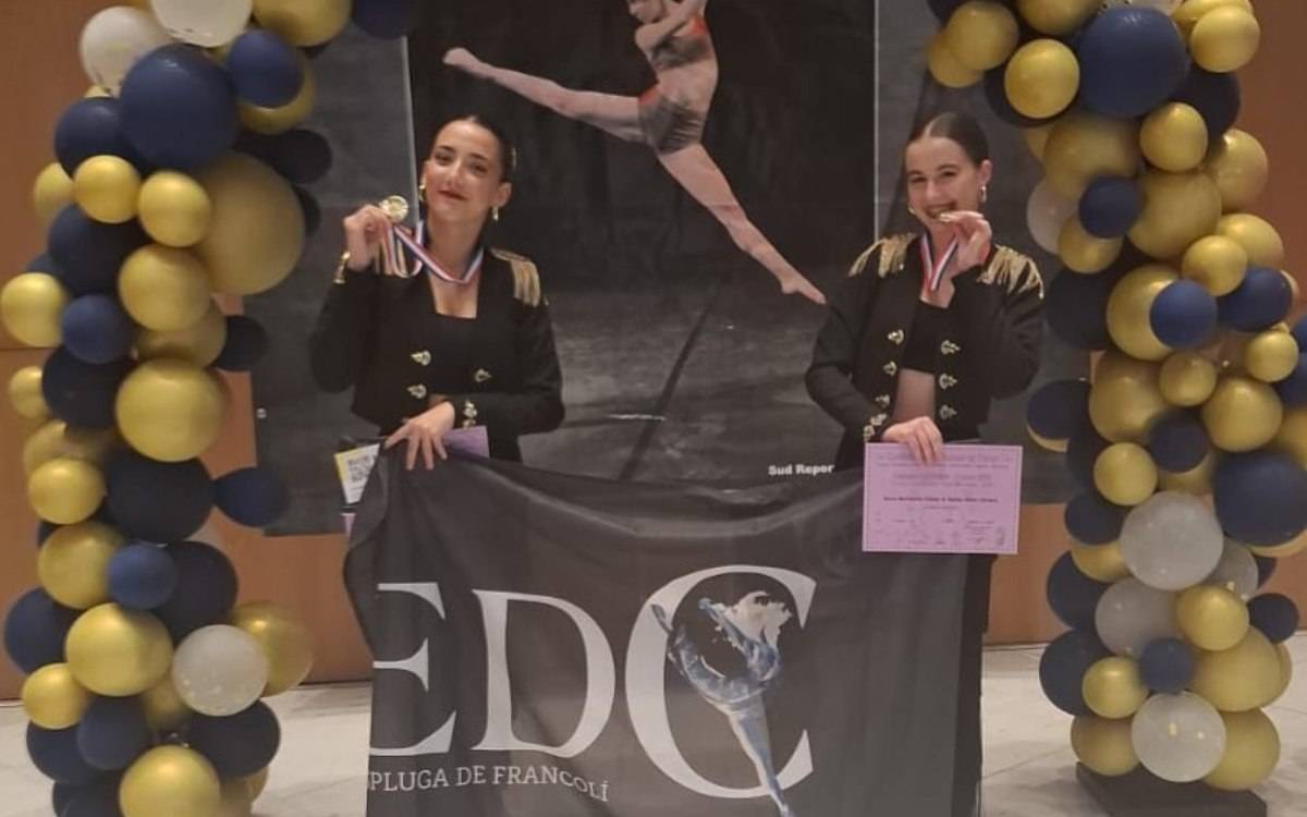 Maria Barrientos i Helena Nieto de l'Espluga de Francolí, campiones d’Europa de dansa flamenca a Dijon