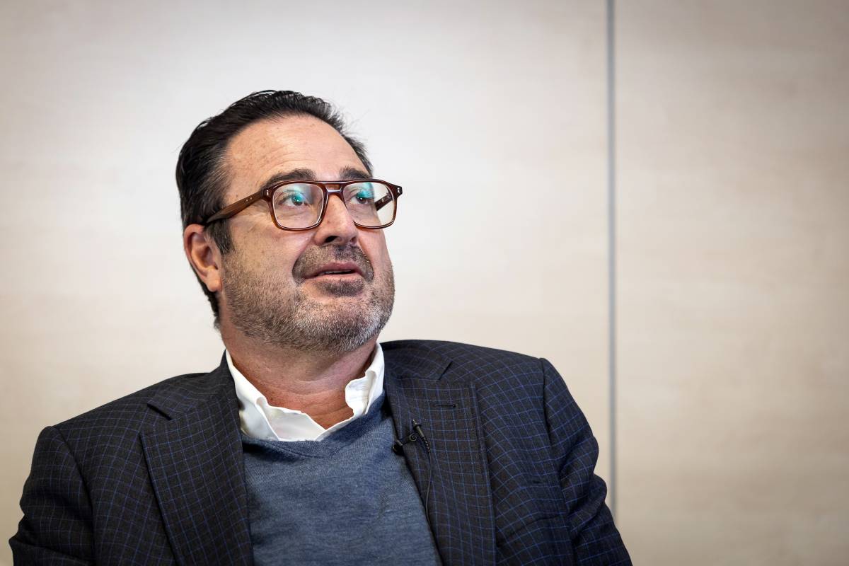 David Madí durant l`entrevista amb Nació - Hugo Fernández David Madí durant l`entrevista amb Nació