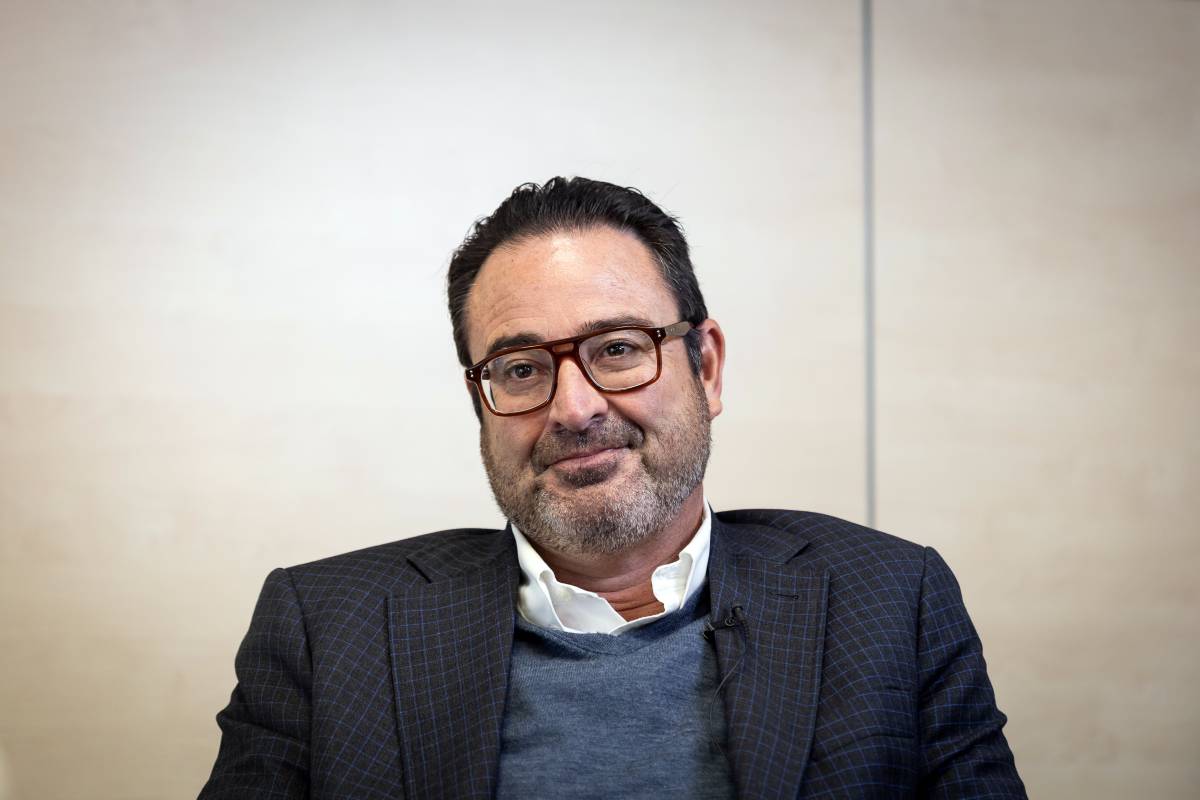 David Madí durant l'entrevista amb Nació - Hugo Fernández