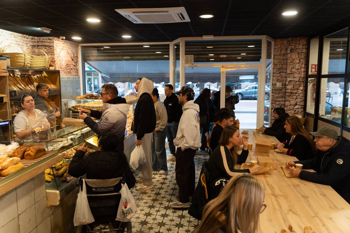 El local, ple de clients a Santa Perpètua