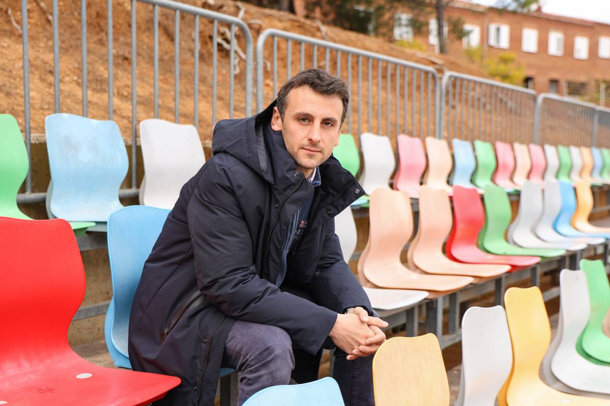 L`Oriol, a les graderies d`Olímpia