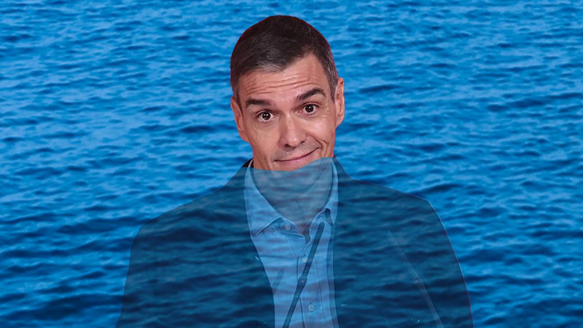 Pedro Sánchez, amb l'aigua més amunt del coll