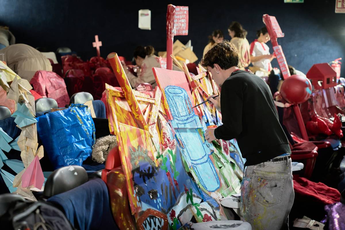 El futur Museu Carmen Thyssen Barcelona pren forma amb la seva primera intervenció artística 