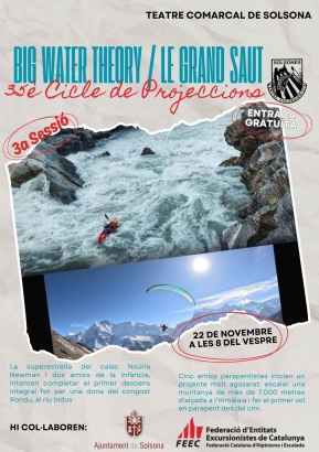 El 35è Cicle de Projeccions porta a Solsona «Big Water Theory» i «Le Grand Saut»