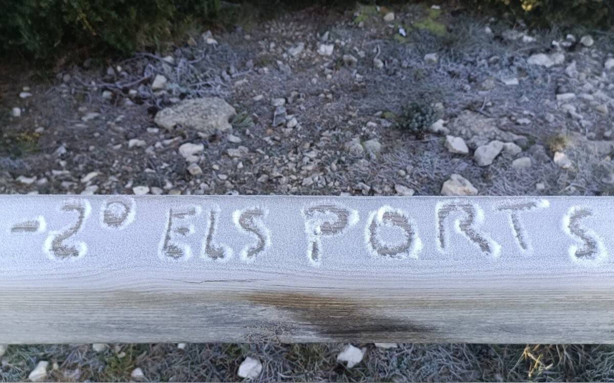 Les temperatures als Ports baixen fins a -2 graus