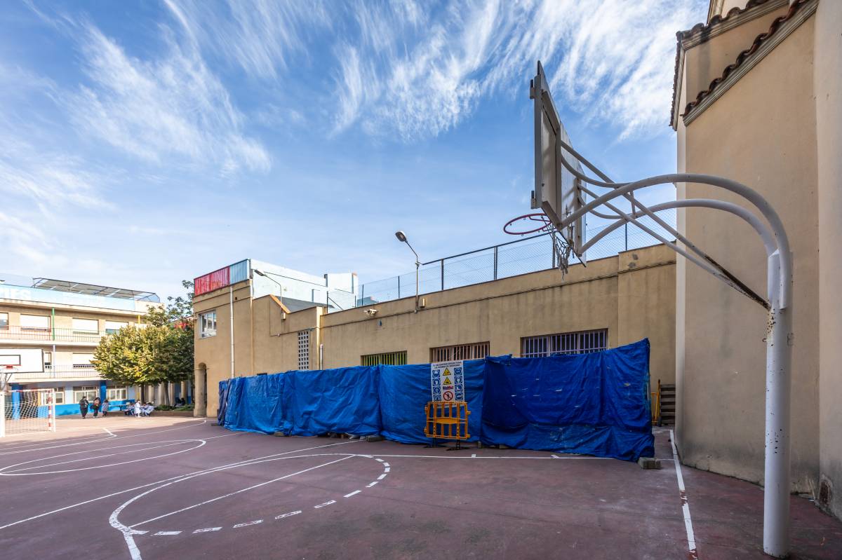 El pati també tindrà un ascensor que connectarà amb diversos espais soterranis