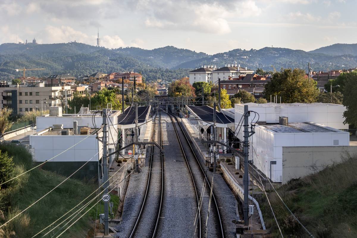 Zona de Volpelleres, on hi haurà d`haver els intercanviadors ferroviaris