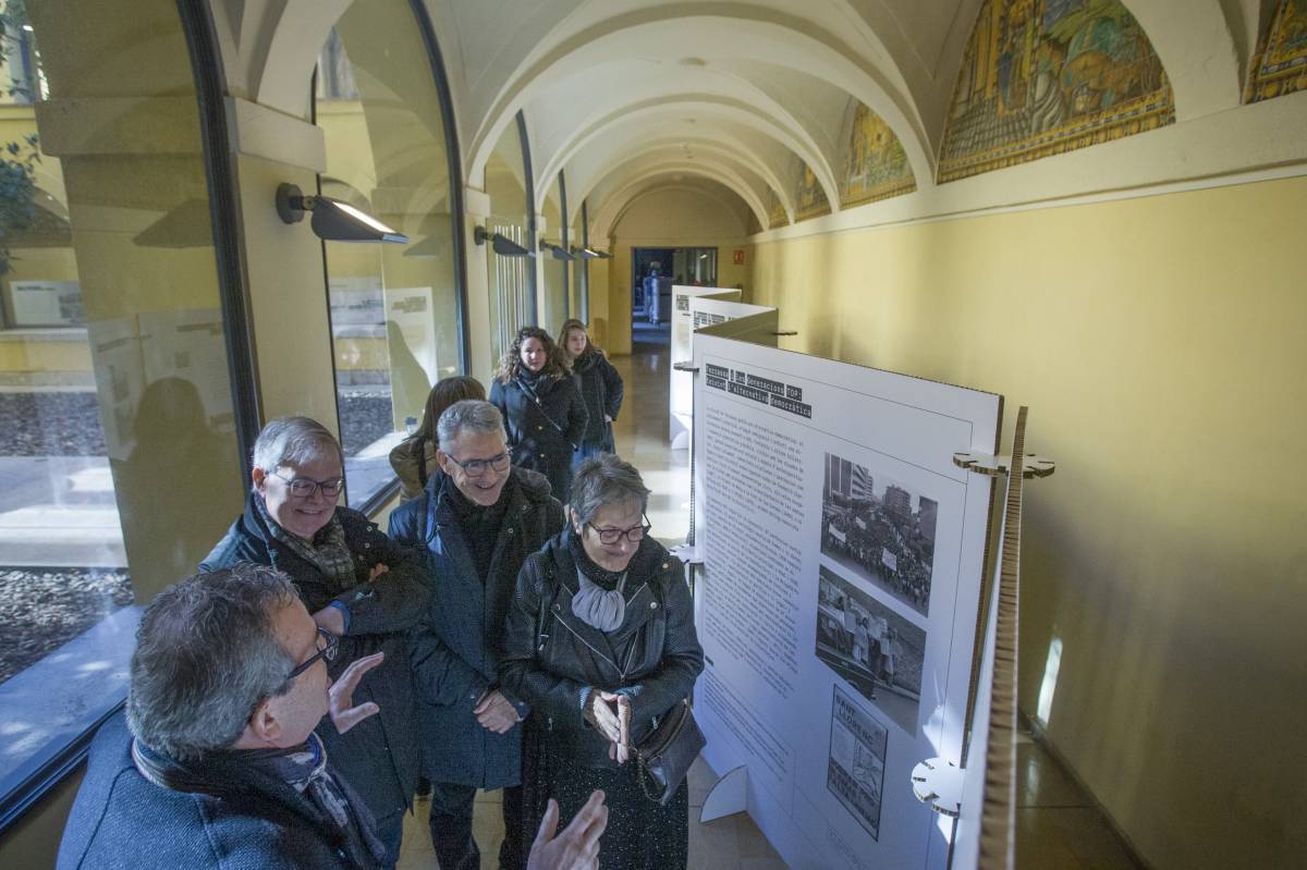 Lliçó contra l'oblit dels joves al claustre de Sant Francesc: “El franquisme va morir matant