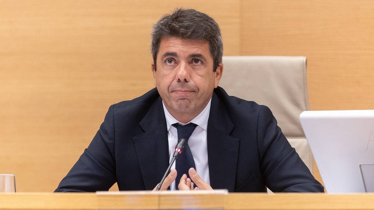 El «collonut» de Mazón a Pradas quan l'informava dels primers efectes de la dana