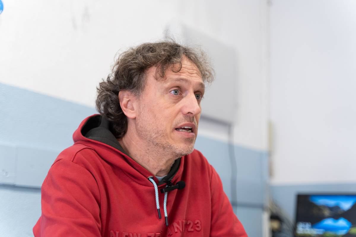 El Genís durant l`entrevista pel Diari de Sabadell - David Chao El Genís durant l`entrevista pel Diari de Sabadell