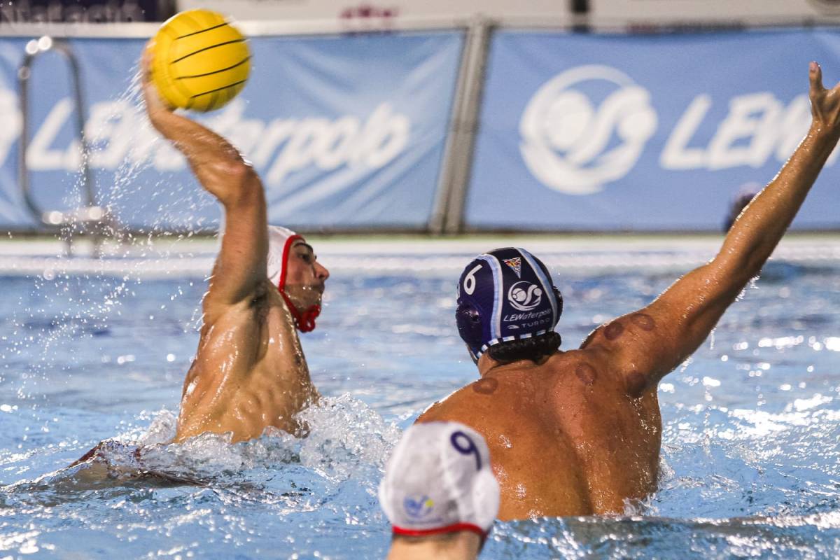 Acció del partit disputat a l`Àrea Olímpica entre el CN Terrassa i el CN Barcelona