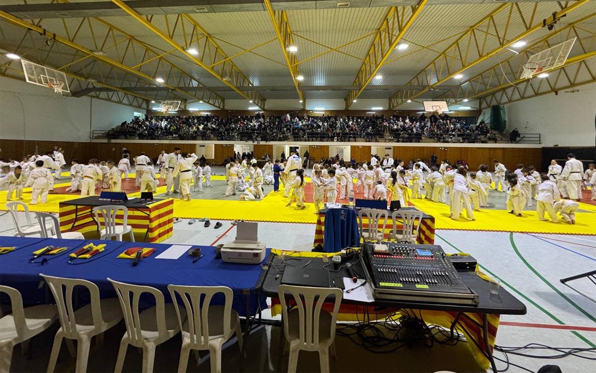 Moià reuneix prop de 300 judokes en un cap de setmana dedicat al judo base